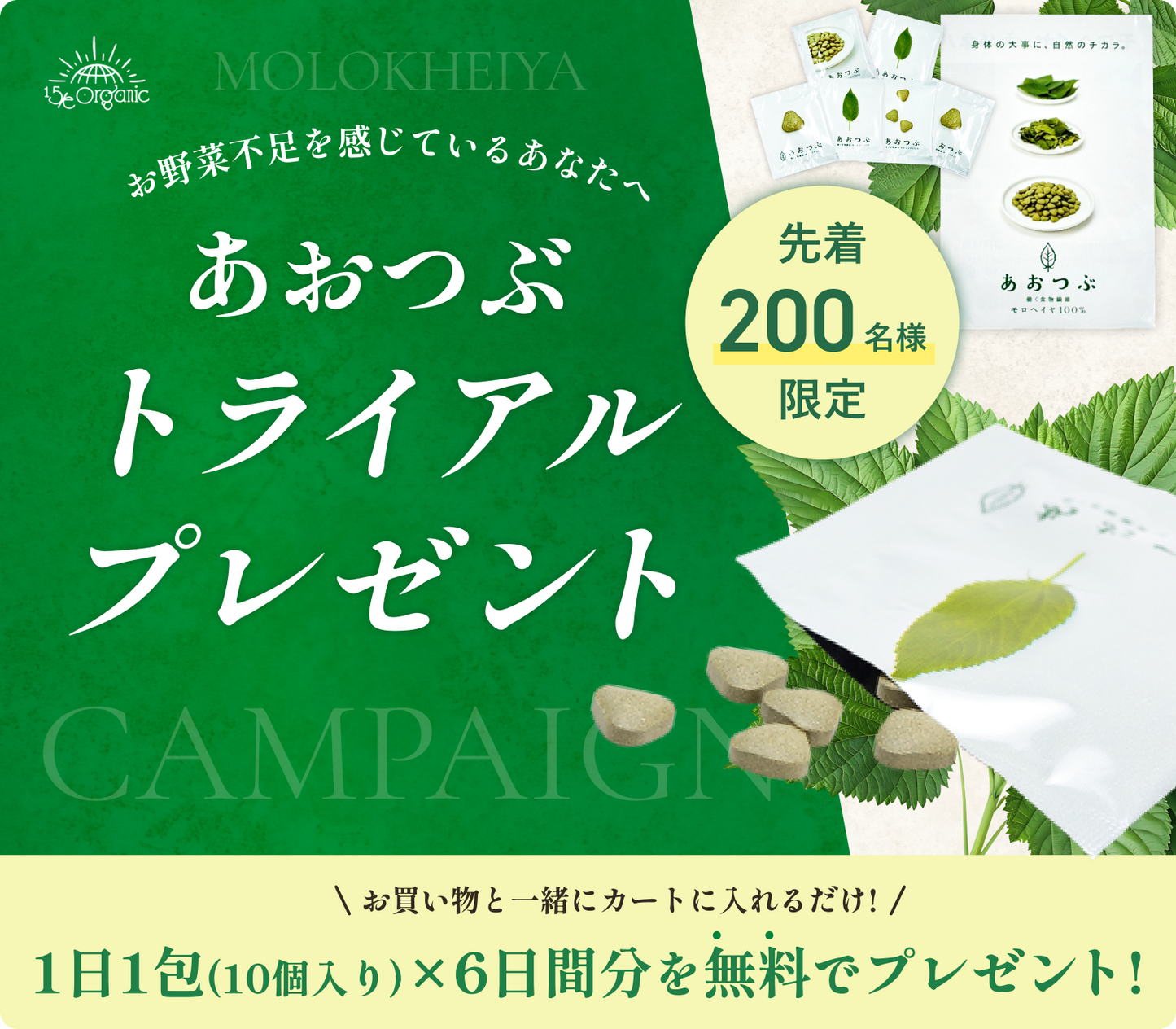 【プレゼント🎁】あおつぶ6日間トライアルセットを限定200名様へ!
