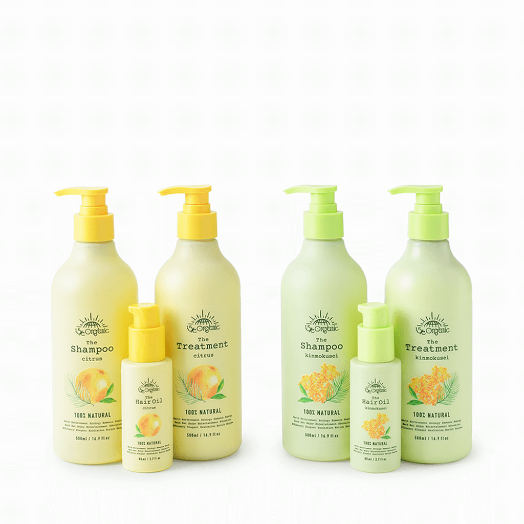 【お得な定期販売】15/e organic ヘアケアセット(シトラスの香り/キンモクセイの香り)年間セット