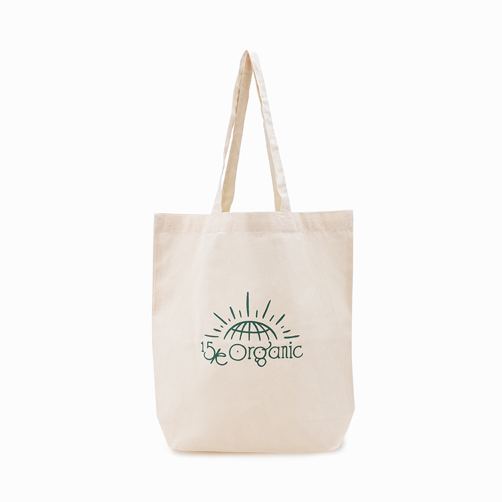 【15/e organic】オーガニックコットントートバッグ