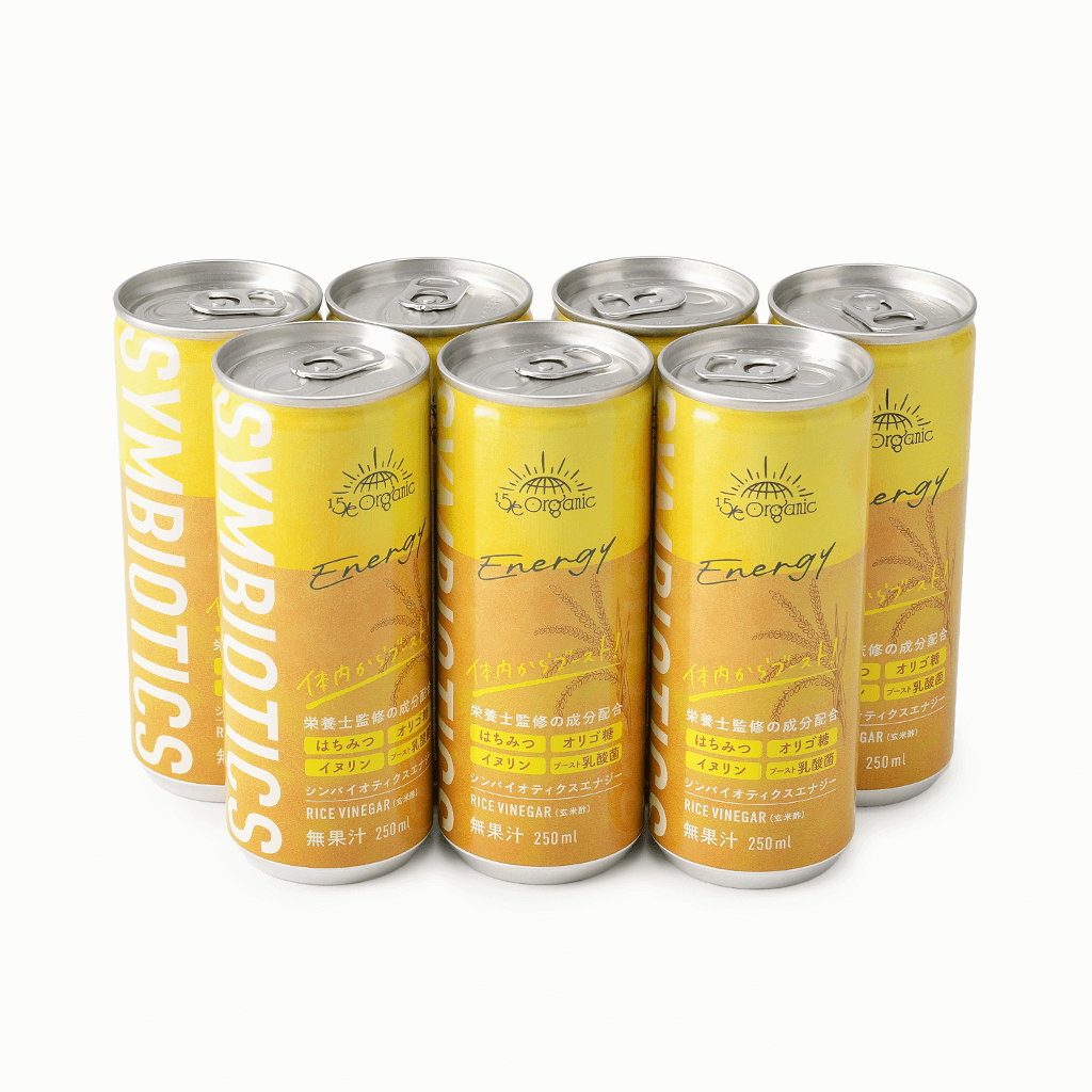 【15/e organic】15/e Symbiotics Energy 玄米酢 250ml(7本セット)