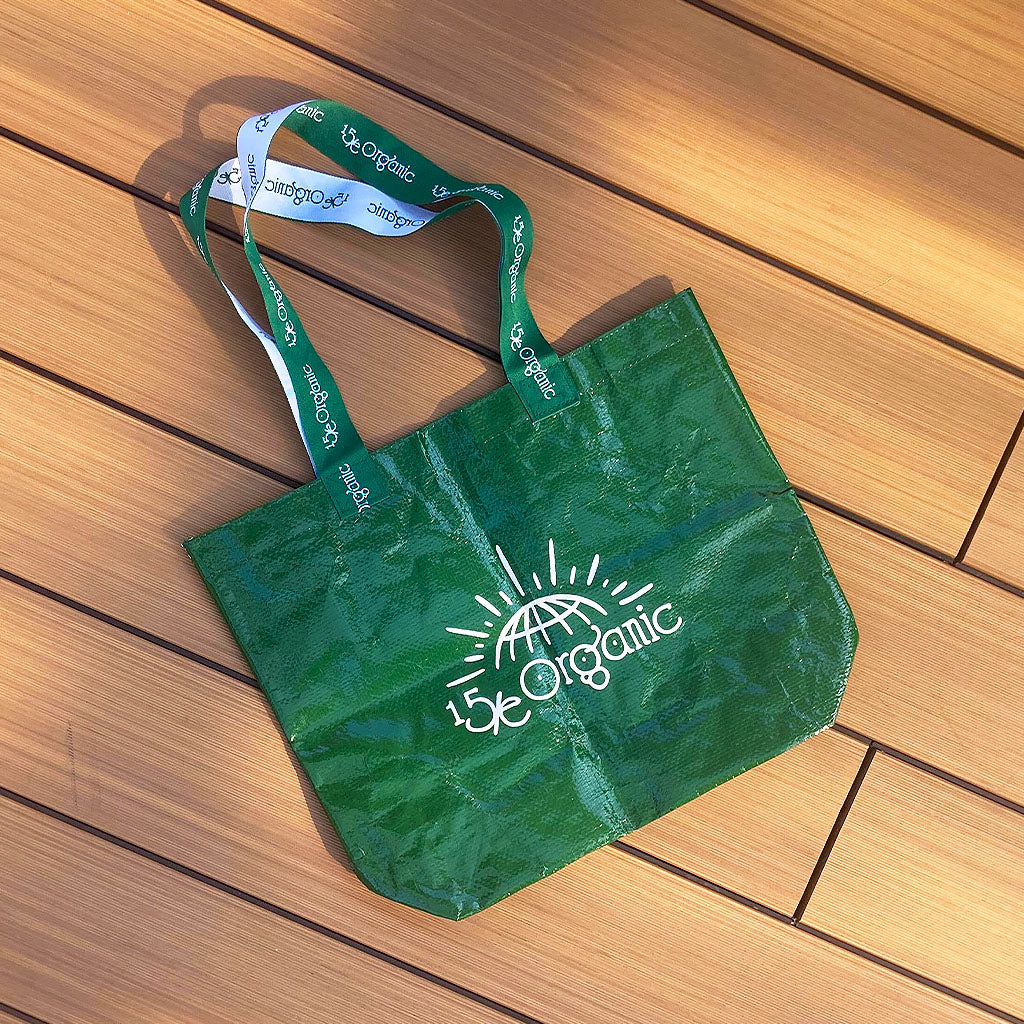 【15/e organic】ショッピングバッグ