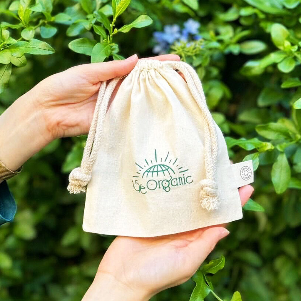 【15/e organic】オーガニックコットン巾着