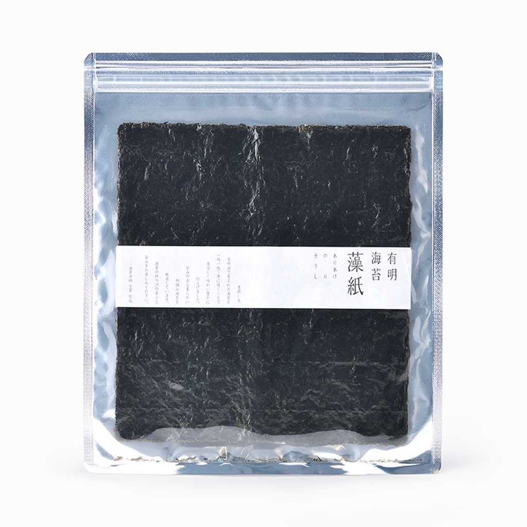 アリアケスイサン】有明海苔 藻紙 5枚 – 15/e organic