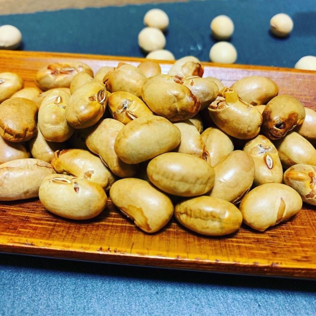 【丸玄】ポリポリ、サクサク*自然栽培煎り大豆