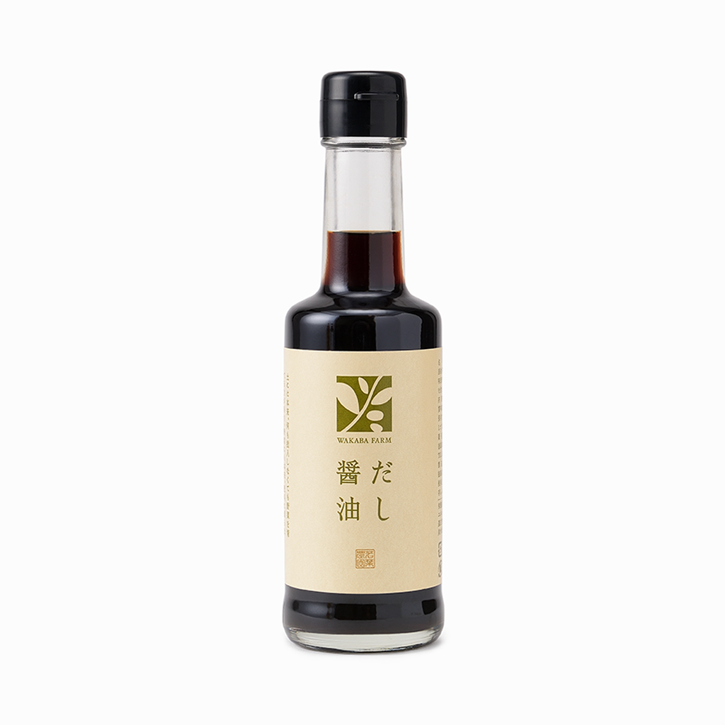 【若葉農園】だし醤油 200ml