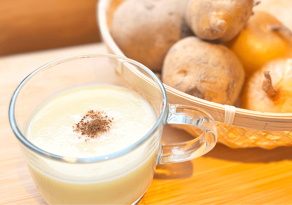 玉ねぎとじゃがいもの冷製ポタージュ