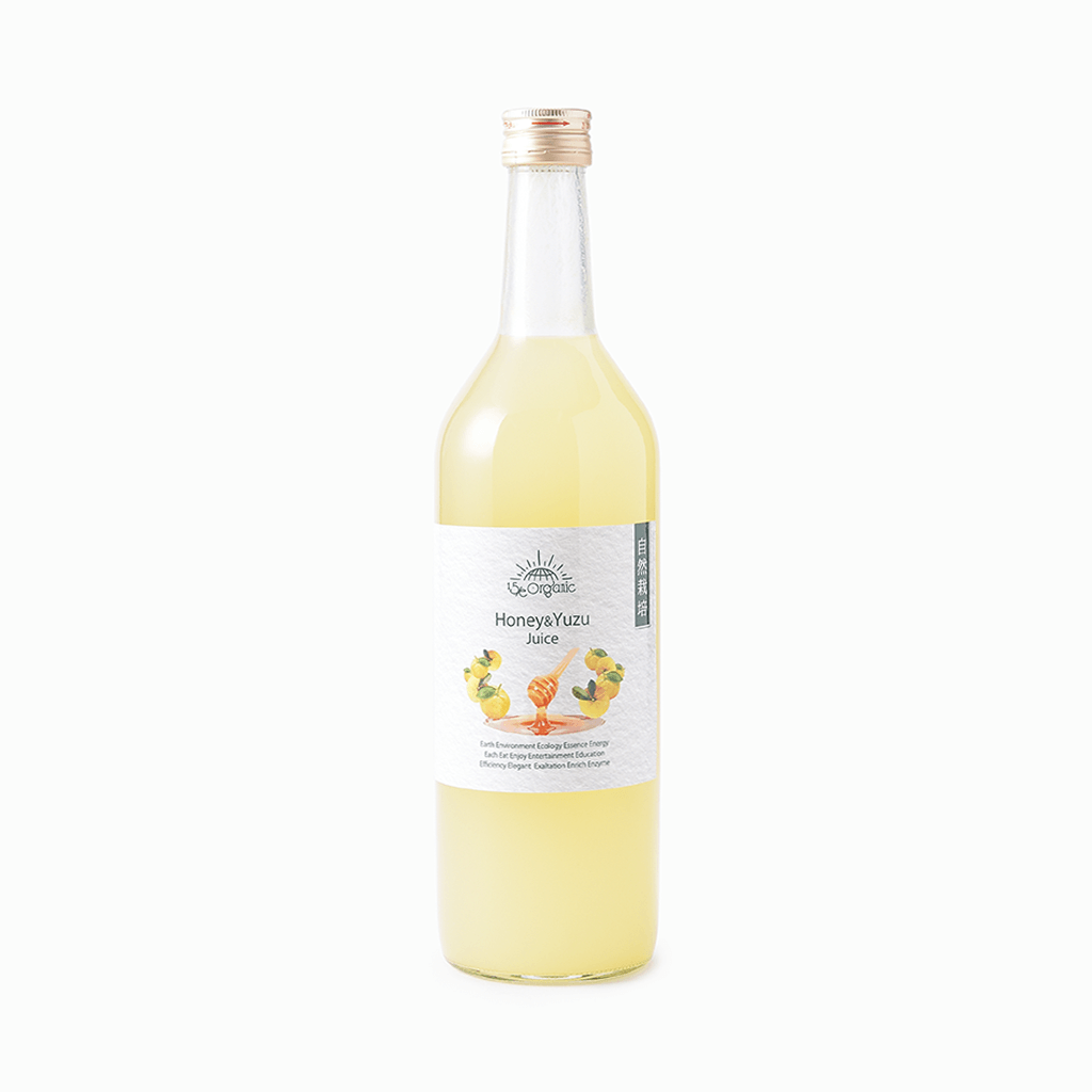15/e organic | 自然栽培のはちみつと自然栽培の柚子ジュース