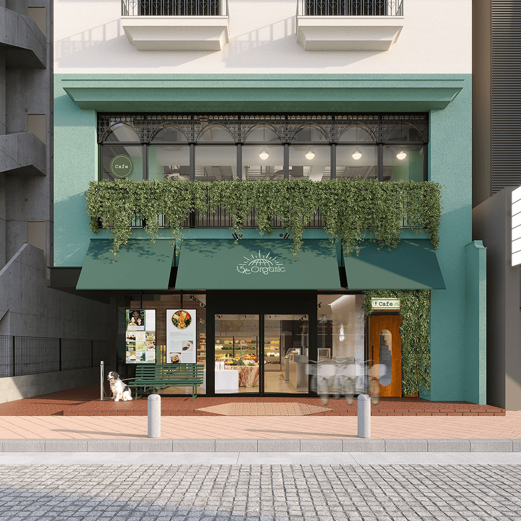 
                  
                    15/e organic麻布十番店外観
                  
                