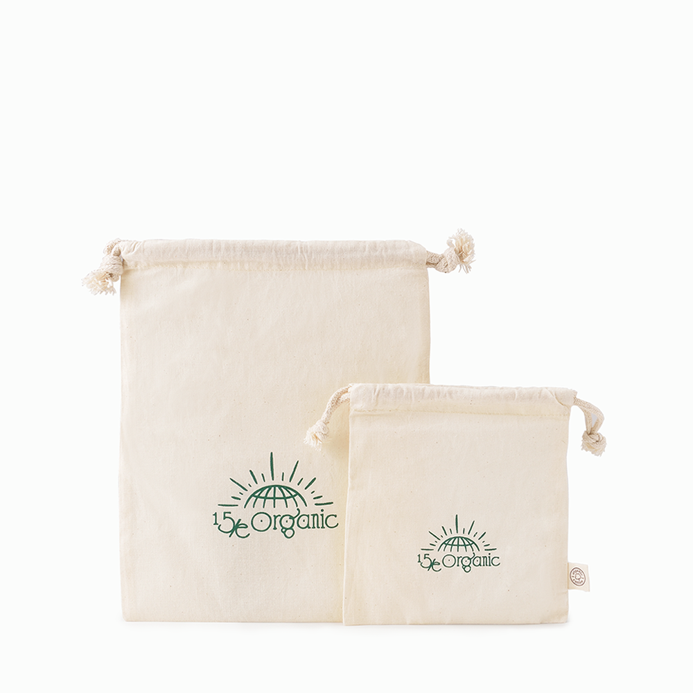 【15/e organic】オーガニックコットン巾着