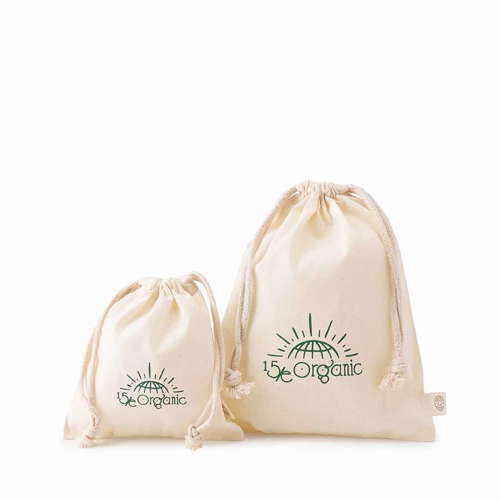 
                  
                    【15/e organic】オーガニックコットン巾着
                  
                