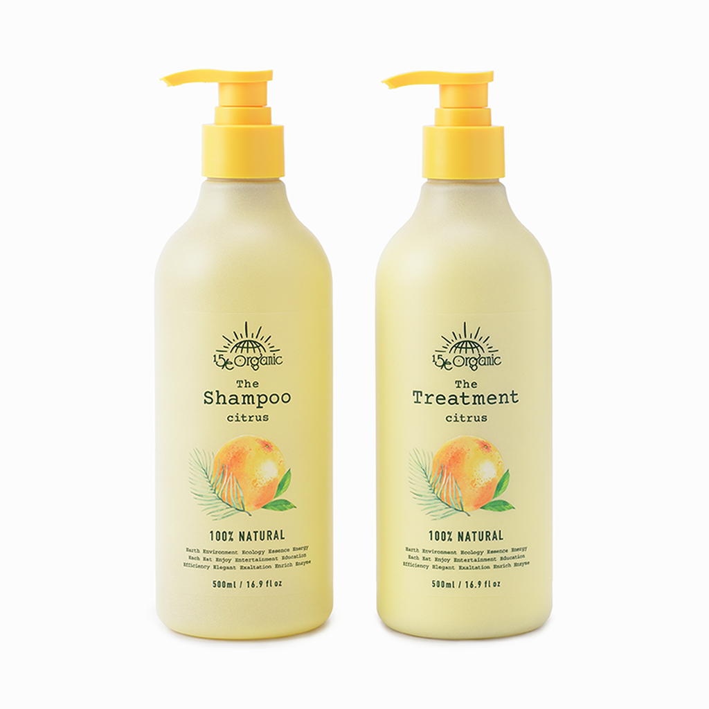シャンプーセット 15/e organic | ザ・シャンプー＆ザ・トリートメントセット（シトラス