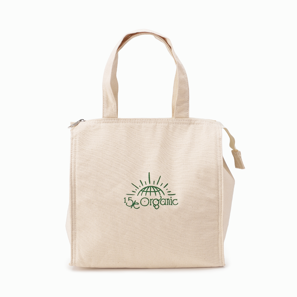 
                  
                    【15/e organic】キャンバス保冷トートバッグ（S/M/スクエア）
                  
                