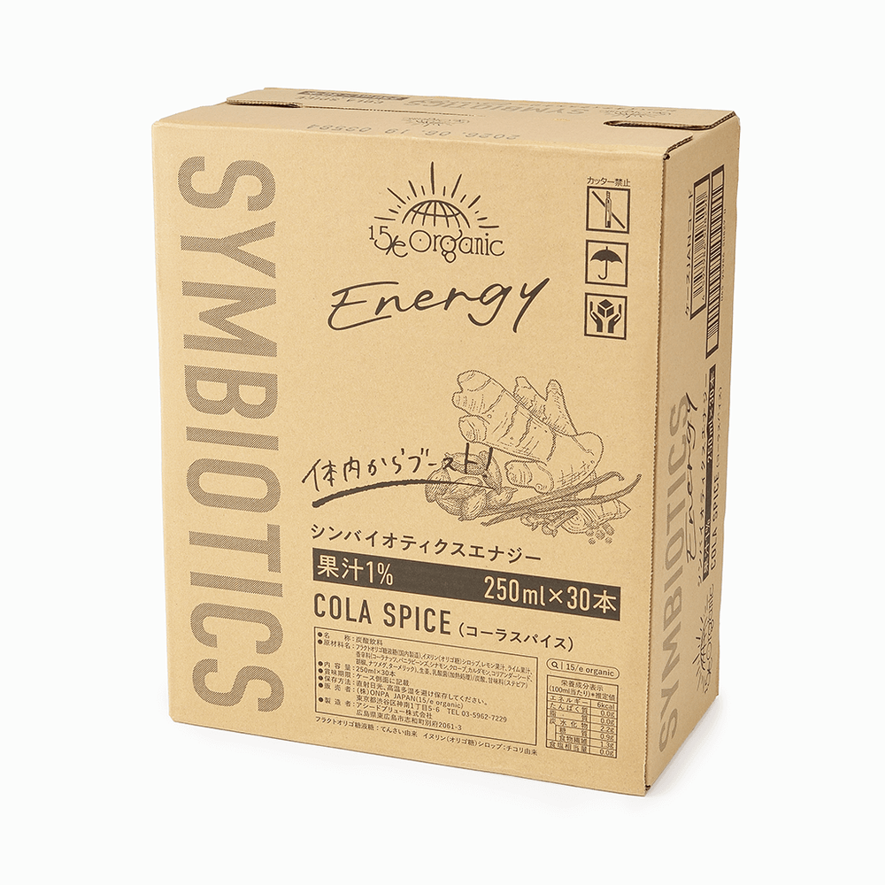 
                  
                    【15/e organic】15/e Symbiotics Energy コーラスパイス 250ml（ケース30本）
                  
                