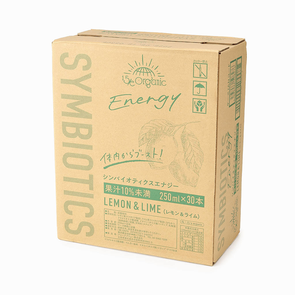 
                  
                    【15/e organic】15/e Symbiotics Energy レモン＆ライム 250ml（ケース30本）
                  
                