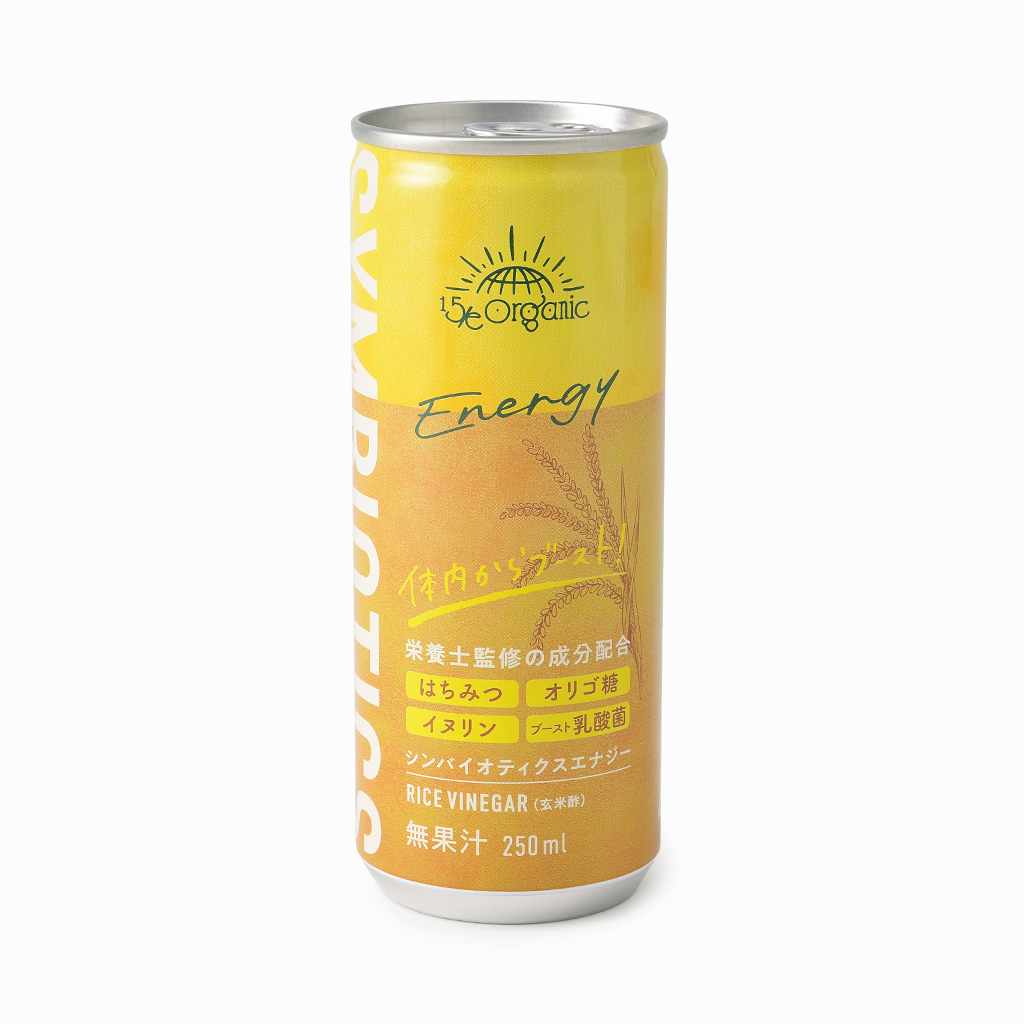 【15/e organic】15/e Symbiotics Energy 玄米酢 250ml