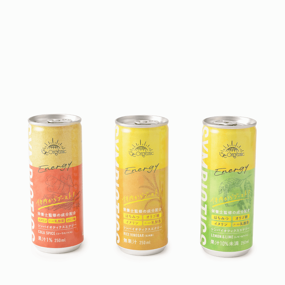 【15/e organic】15/e Symbiotics Energy（各種3点セット）