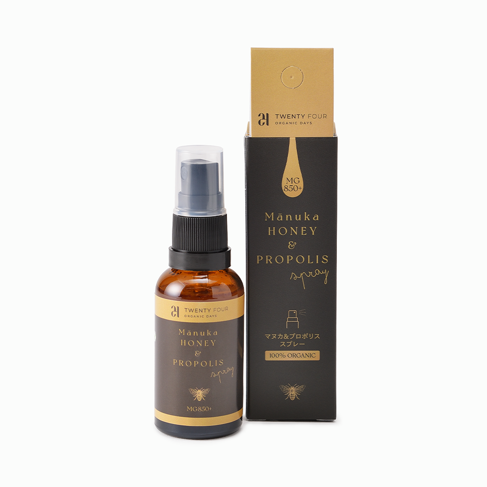 【24 ORGANIC DAYS】マヌカ＆プロポリススプレー 30ml
