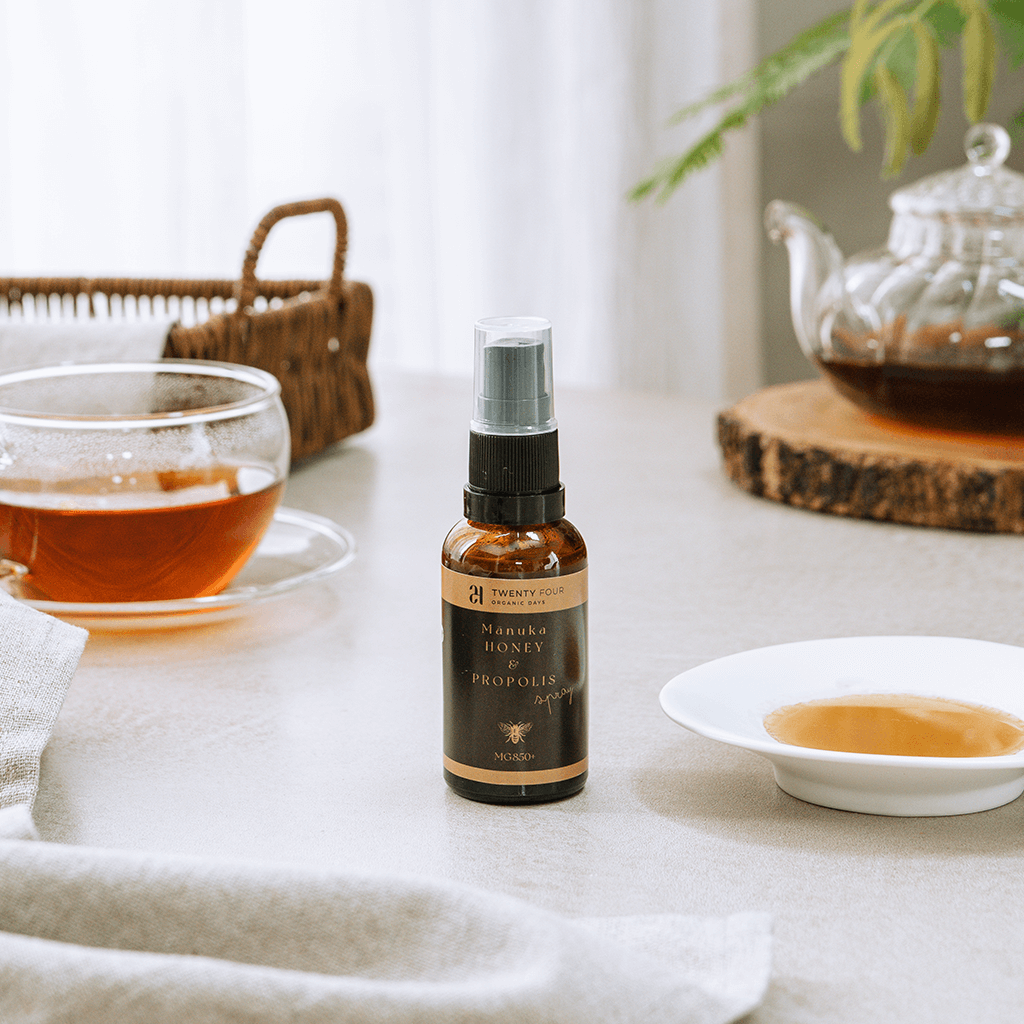 【24 ORGANIC DAYS】マヌカ＆プロポリススプレー 30ml