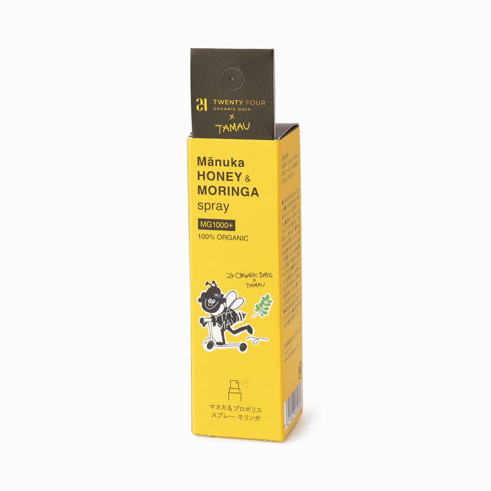 24 ORGANIC DAYS】マヌカ＆プロポリススプレー モリンガ 30ml – 15/e
