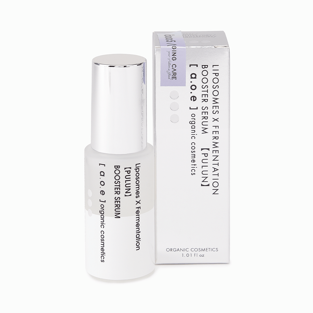 【[a.o.e] ORGANIC cosmetics】LIPOSOMEｘFERMENTATION BOOSTER SERUM（AGING CARE）30ml