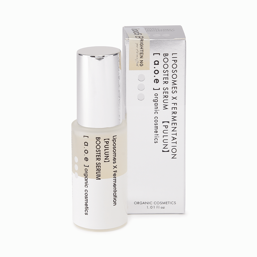 【[a.o.e] ORGANIC cosmetics】LIPOSOMEｘFERMENTATION BOOSTER SERUM（BRIGHTENING）30ml