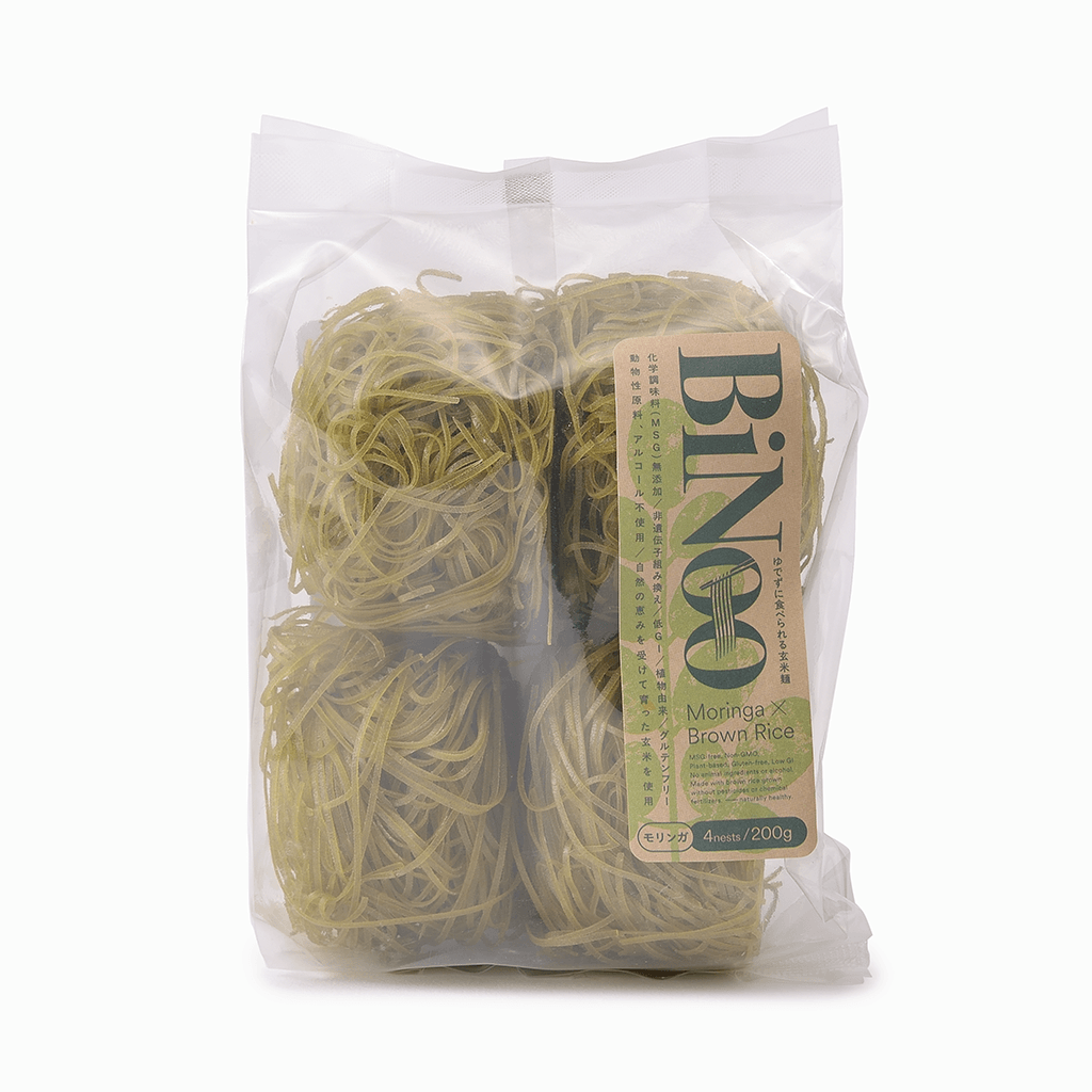 
                  
                    【BiNoo】Moringa brown rice noodle （玄米モリンガヌードル） 200g/450g
                  
                