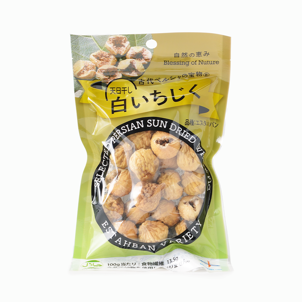 【バイオシード】天日干し 白いちじく 110g
