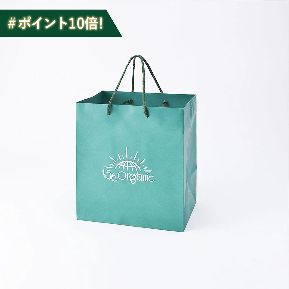 【15/e organic】紙手提袋（M/S）