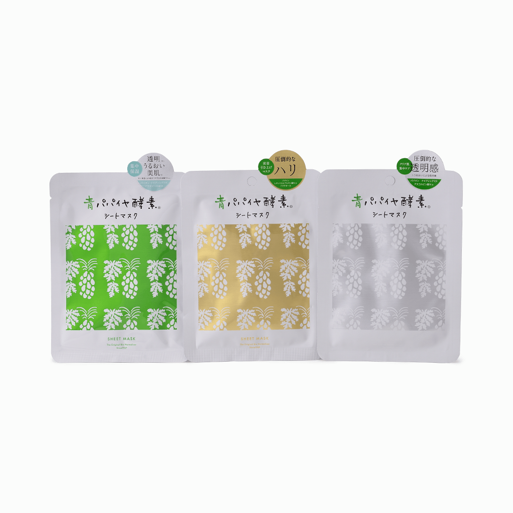 
                  
                    【青パパイヤ酵素】青パパイヤ酵素 シートマスク シルバー 25ml
                  
                