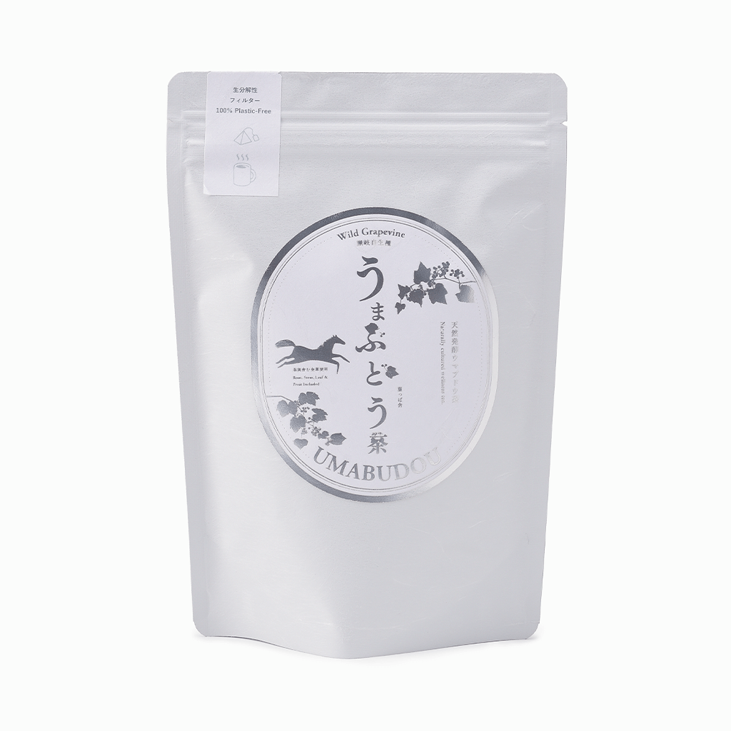 葉っぱ舎】天然発酵うまぶどう茶・野ぶどう茶（紐付きティー