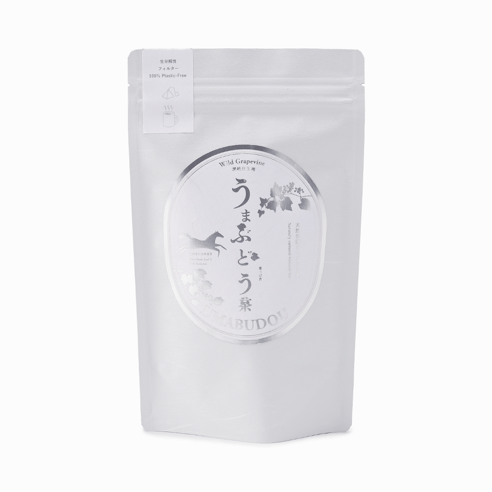 葉っぱ舎】天然発酵うまぶどう茶・野ぶどう茶（紐付きティーバッグ