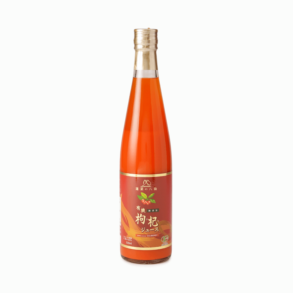 【Hassen】オーガニック クコの実（ゴジベリー）ジュース（計量カップ付き） 500ml