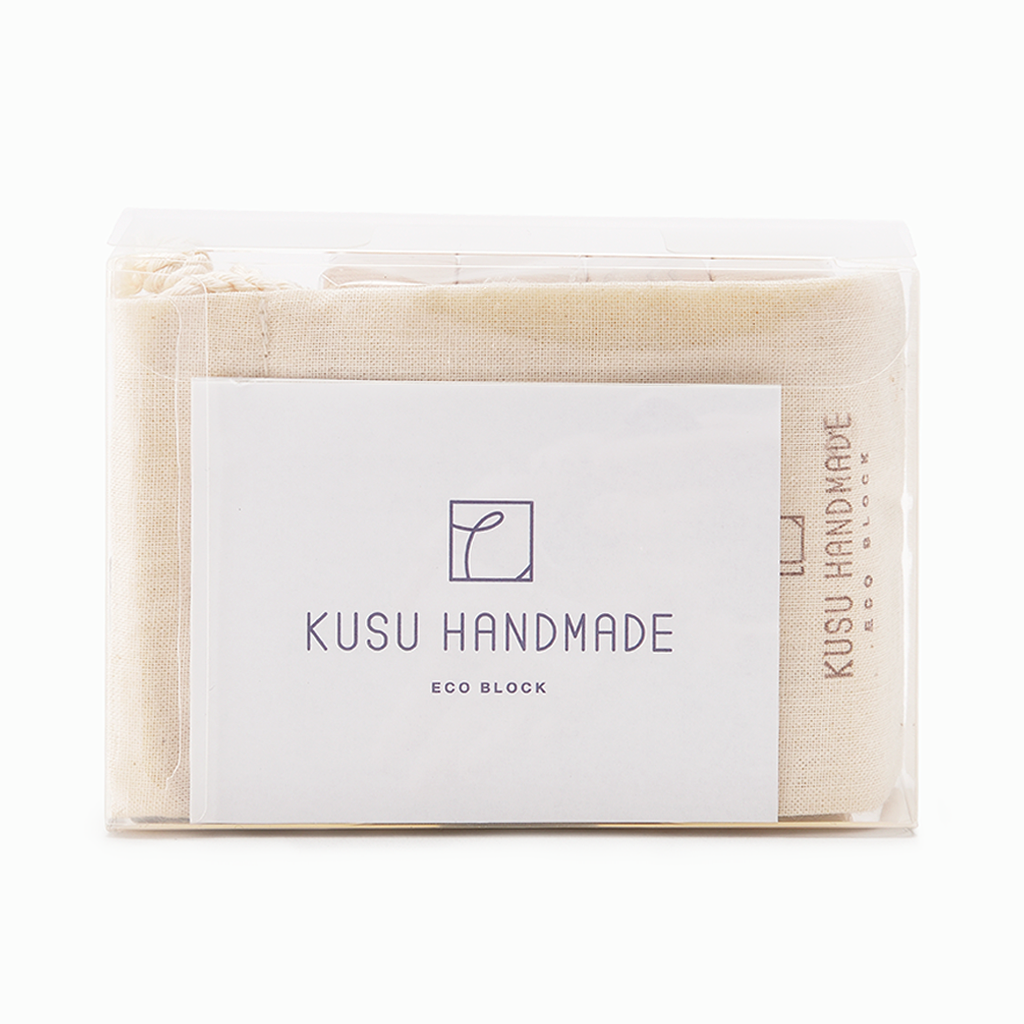 
                  
                    【KUSU HANDMADE】エコブロック4個＋カンフルオイル5ml＋コットンポーチセット
                  
                
