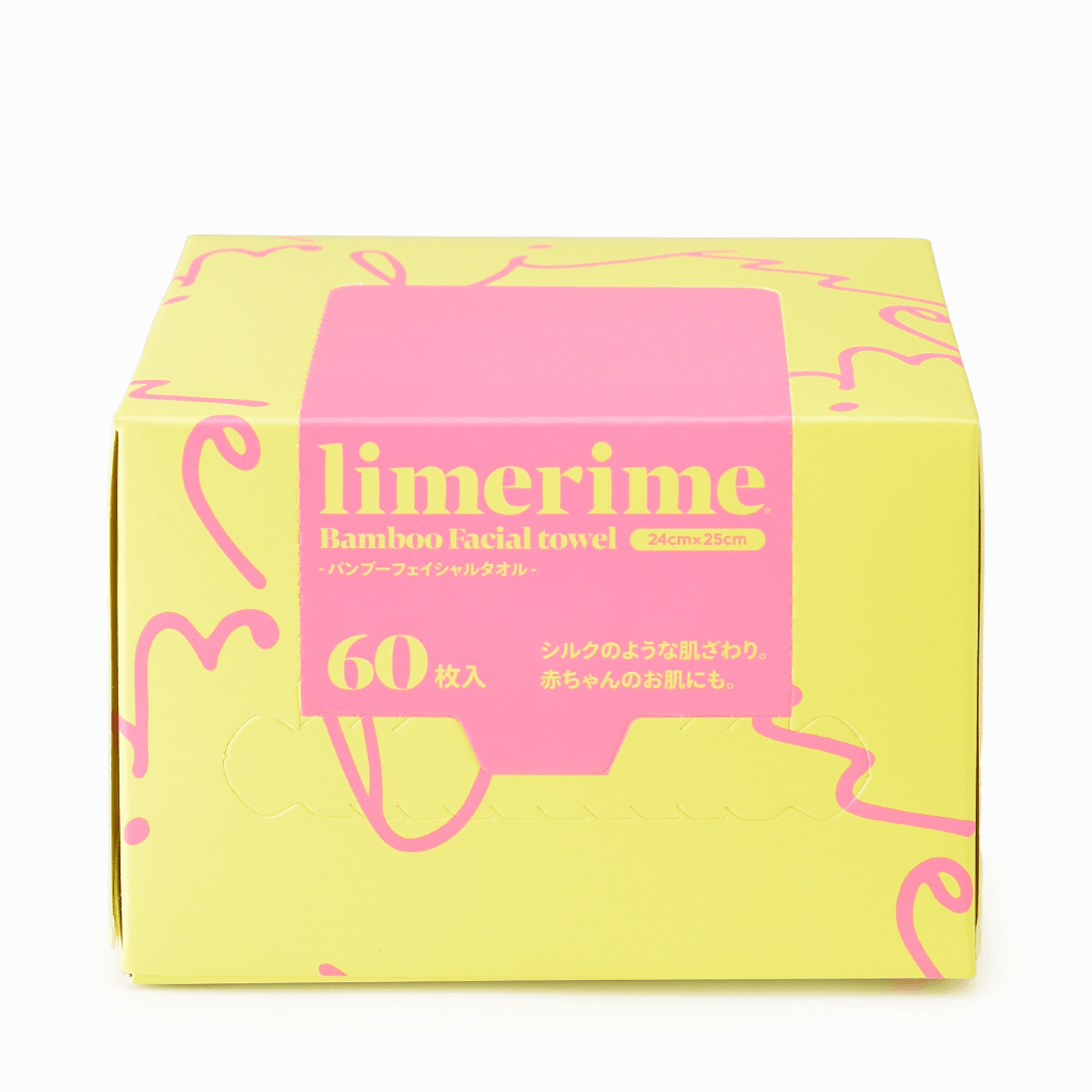 【limerime】バンブーフェイスタオル 60枚