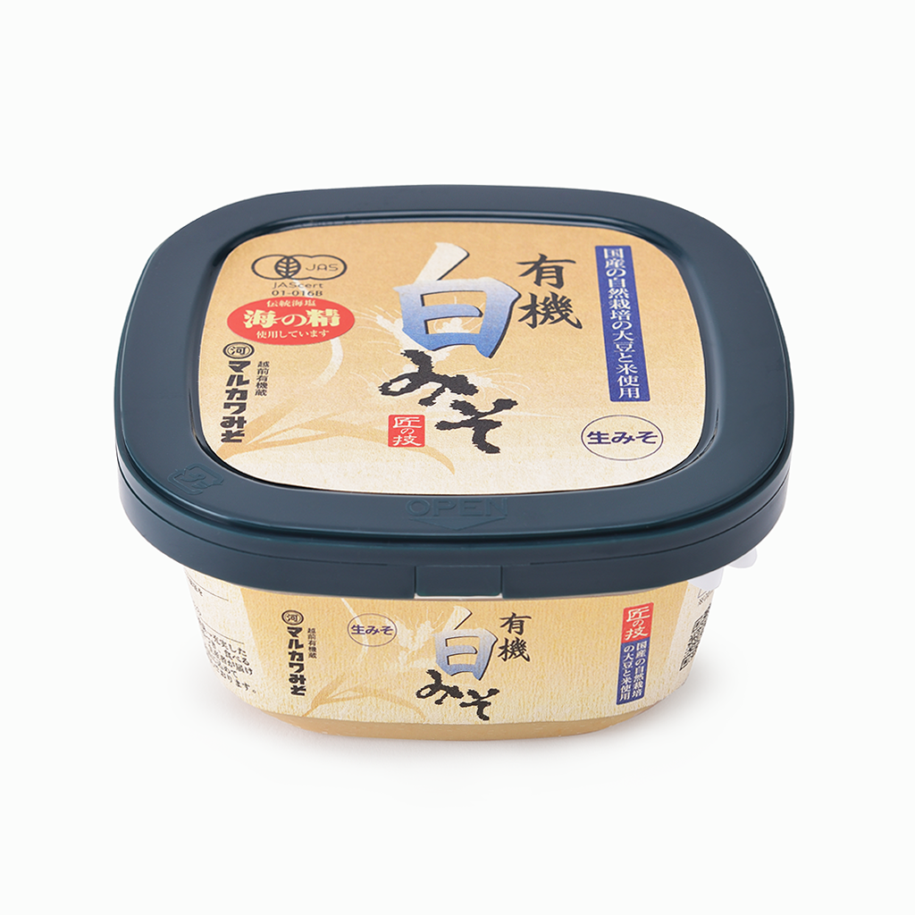 マルカワみそ】自然栽培 白みそ 400g – 15/e organic