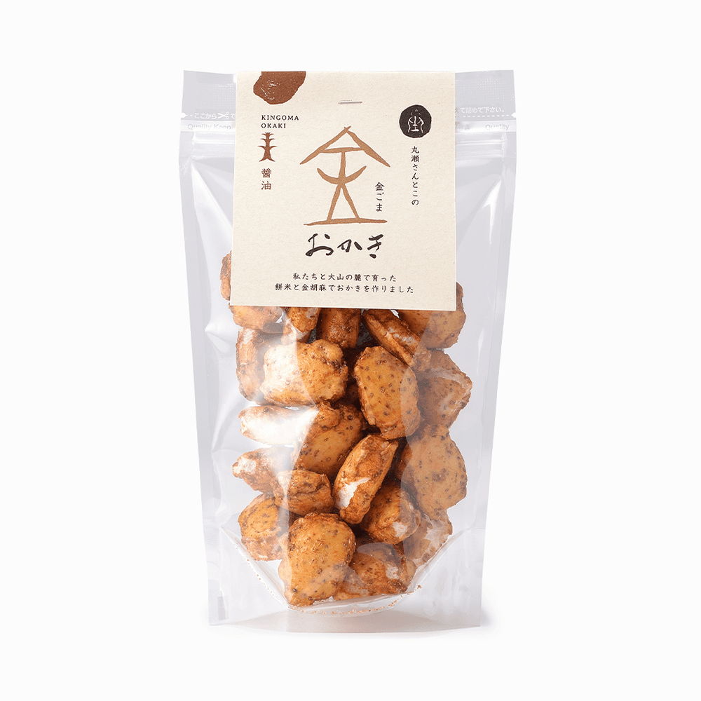 丸瀬家】金ごまおかき（醤油）50g – 15/e organic