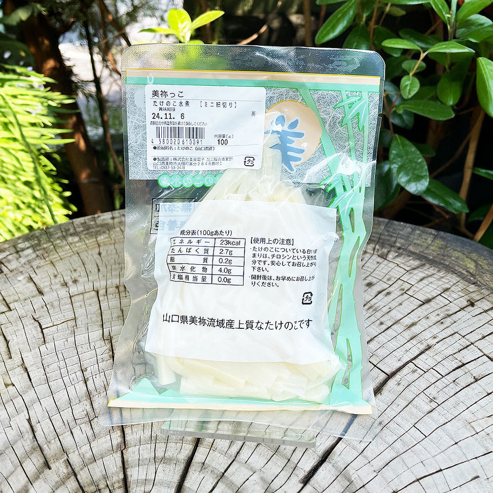 美祢っこ】たけのこの水煮 ミニ細切 – 15/e organic