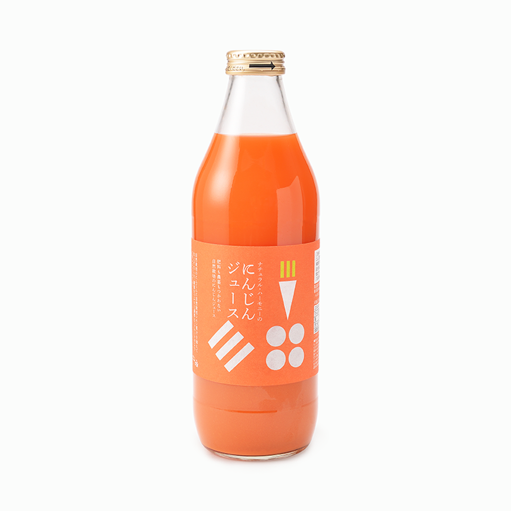 【ナチュラルハーモニー】自然栽培にんじんジュース 500ml/1000ml