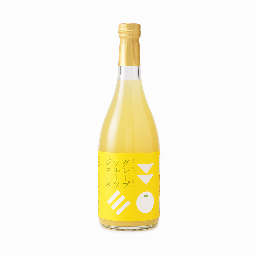 【ナチュラルハーモニー】自然栽培グレープフルーツジュース 720ml ※数量限定