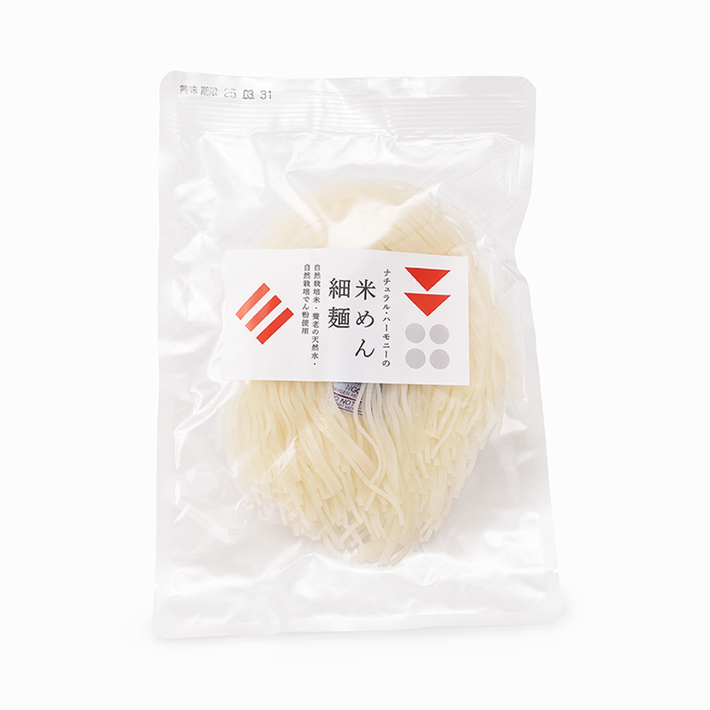 
                  
                    【ナチュラルハーモニー】自然栽培 米めん（細麺/平麺）120g
                  
                