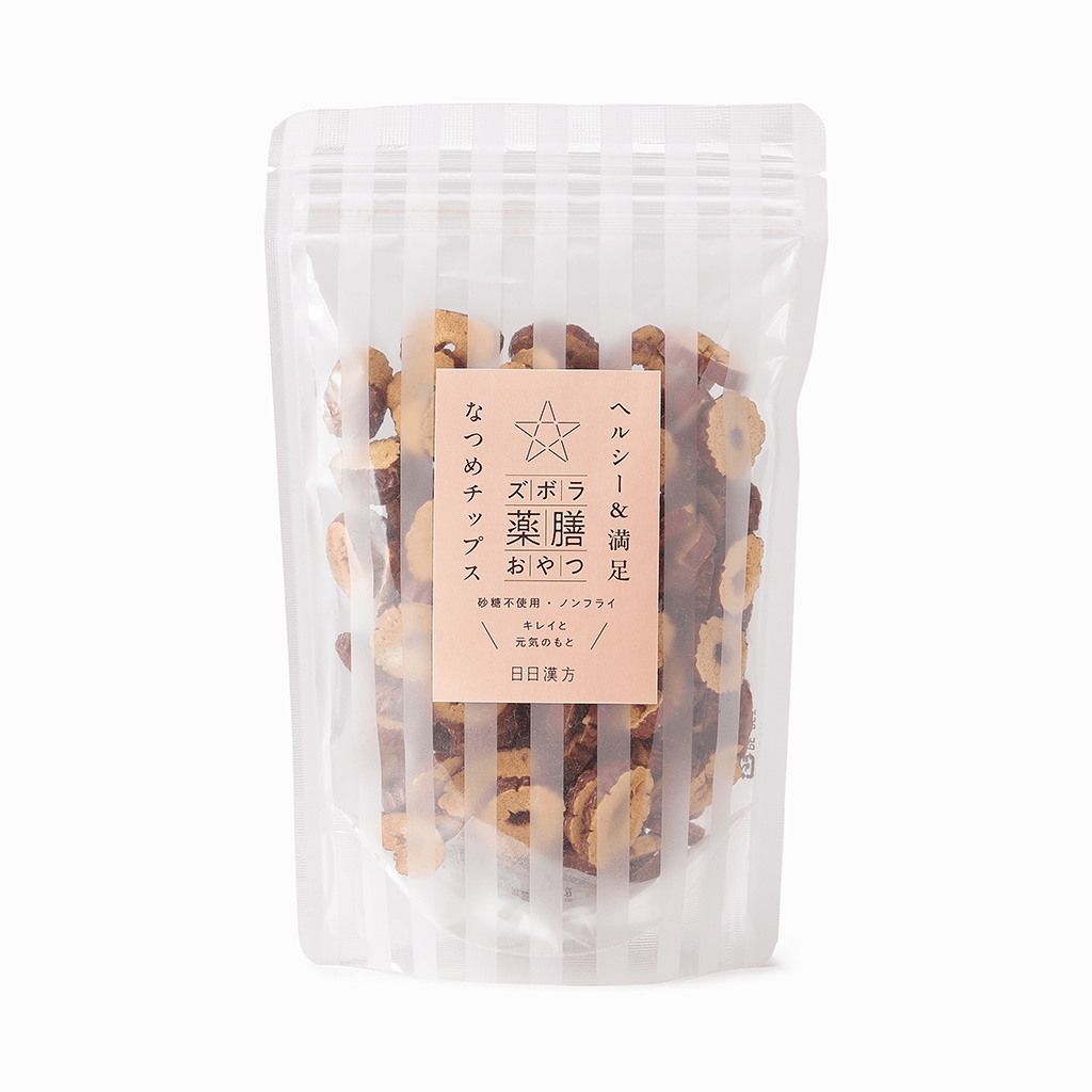 【日日漢方】ズボラ薬膳 なつめチップス 20g/100g