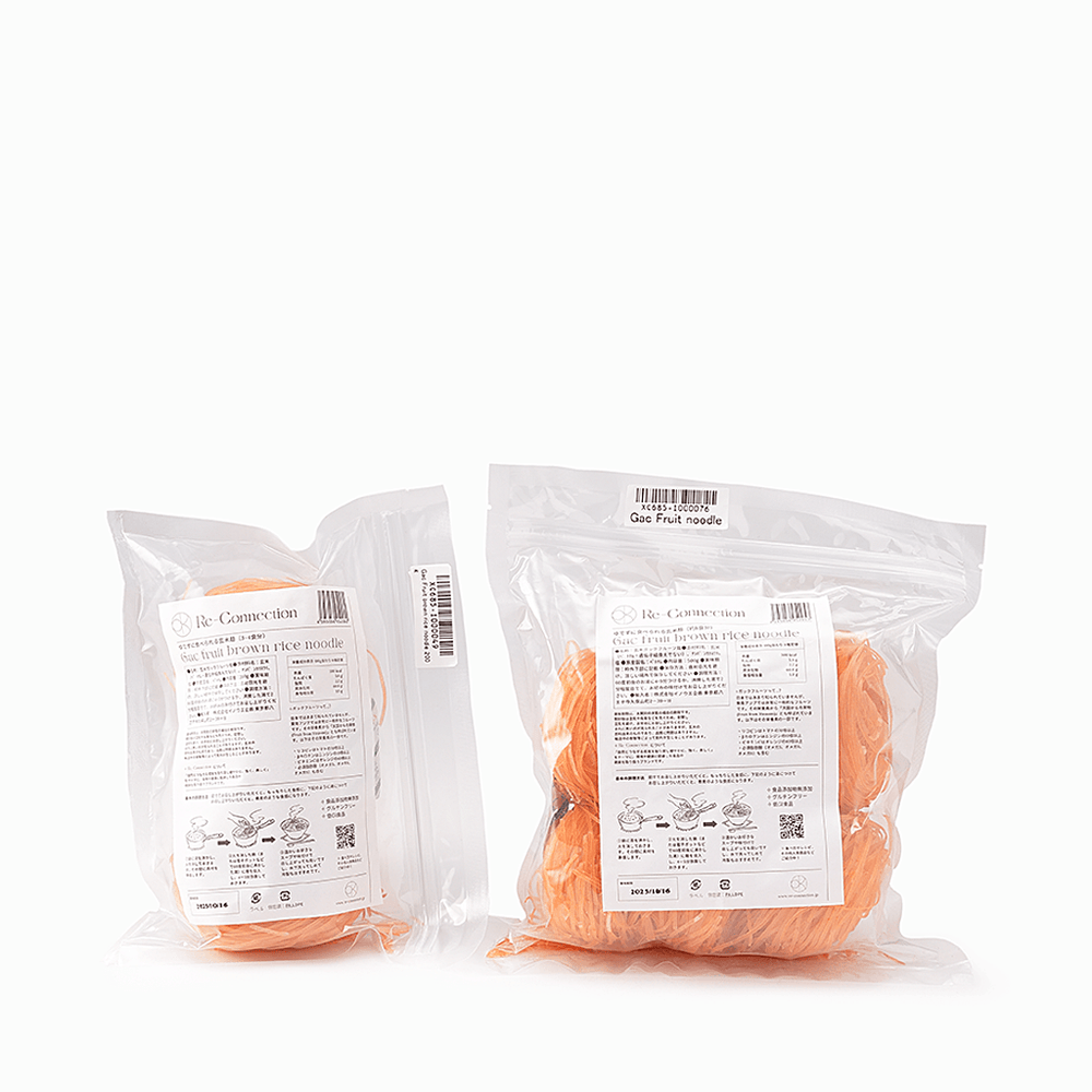 【Re-connenction】Gac Fruit brown rice noodle（玄米ガックフルーツヌードル）200g/500g