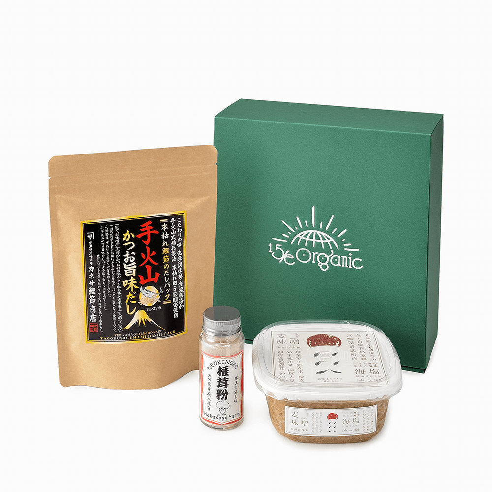 【15/e organic】至福の無添加“麦味噌”ギフトセット※数量限定