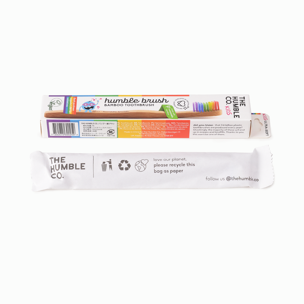 
                  
                    【THE HUMBLE CO.】バンブーキッズハブラシ（レインボー）
                  
                