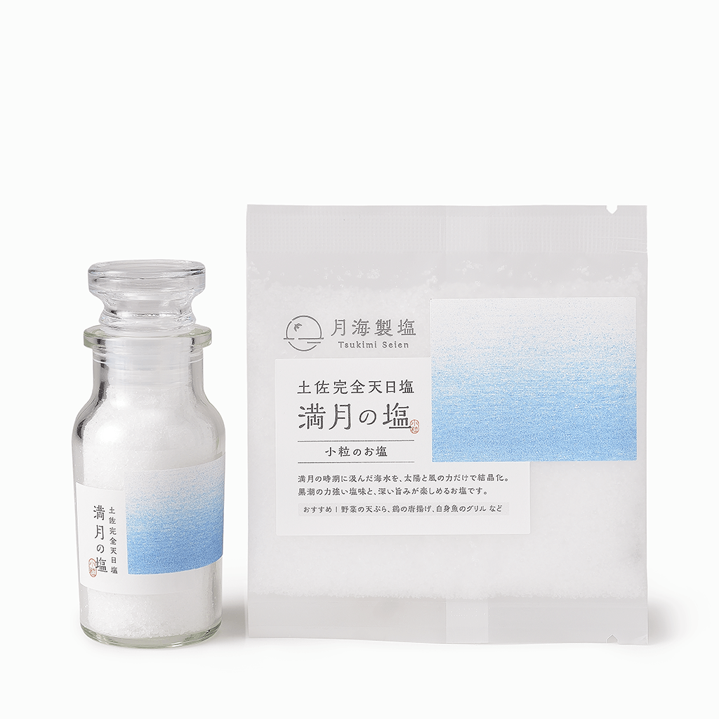 【月海製塩】土佐完全天日塩 満月の塩 小粒 30g/60g