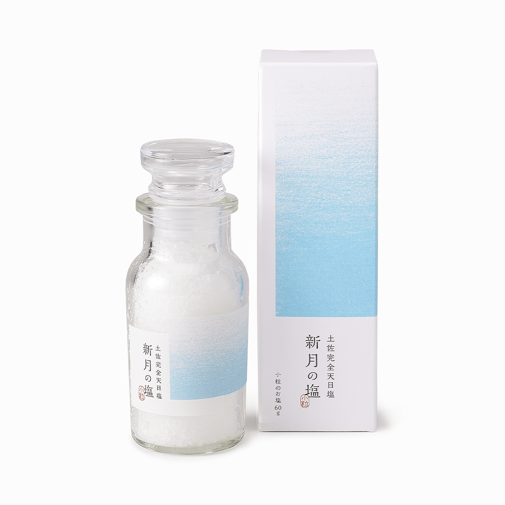 【月海製塩】土佐完全天日塩 新月の塩 小粒 30g/60g