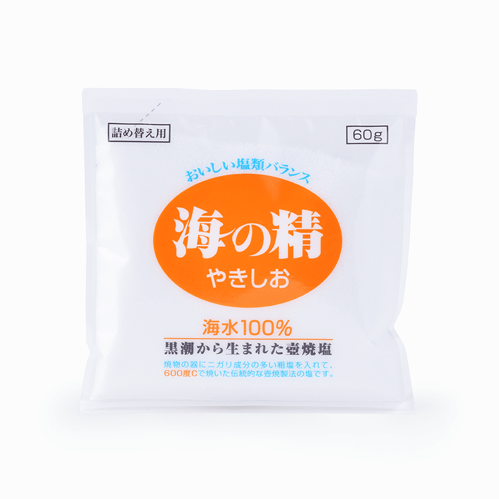 【海の精】やきしお (食卓びん/詰め替え用)　60g