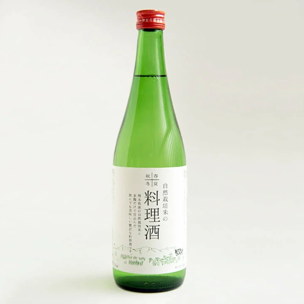 自然派きくち村（シゼンハキクチムラ） 自然栽培米の料理酒「春夏秋冬・料理酒」720ml